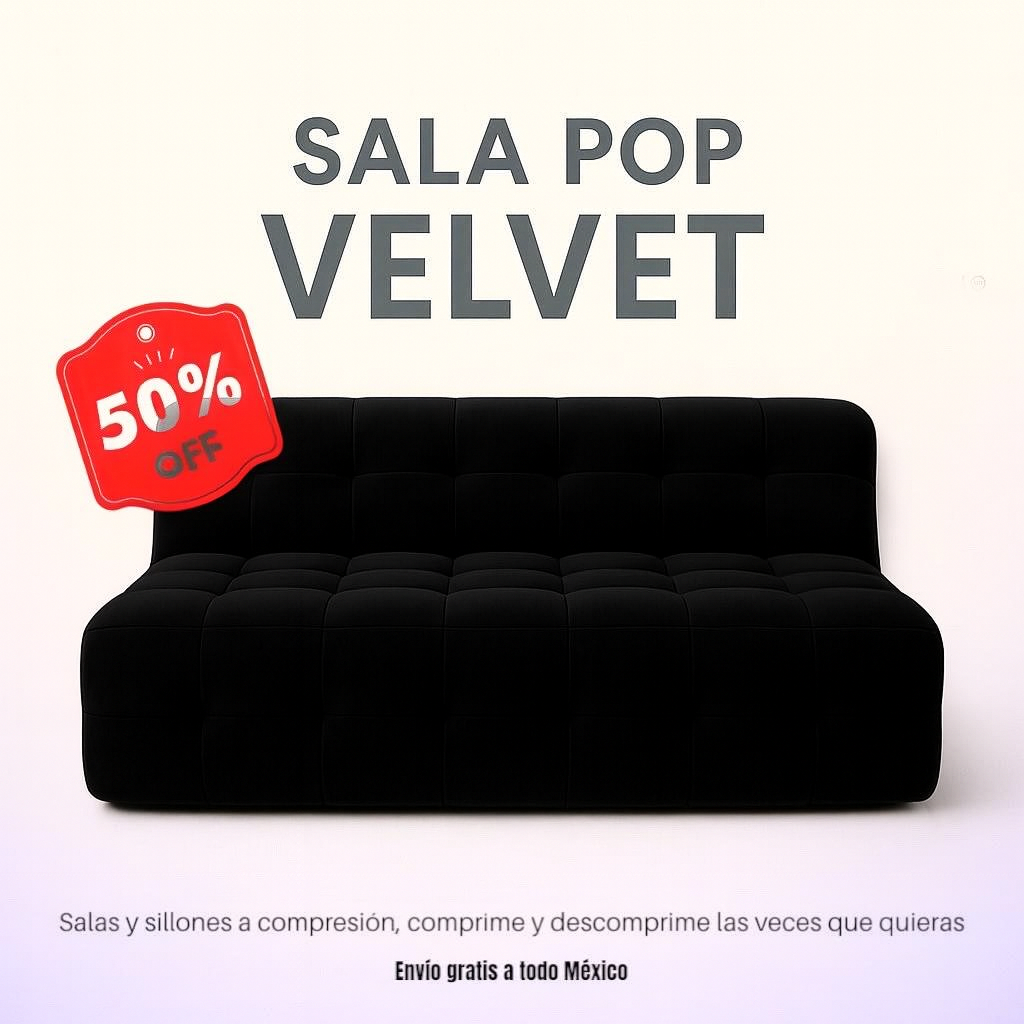 Sofá velvet Pop