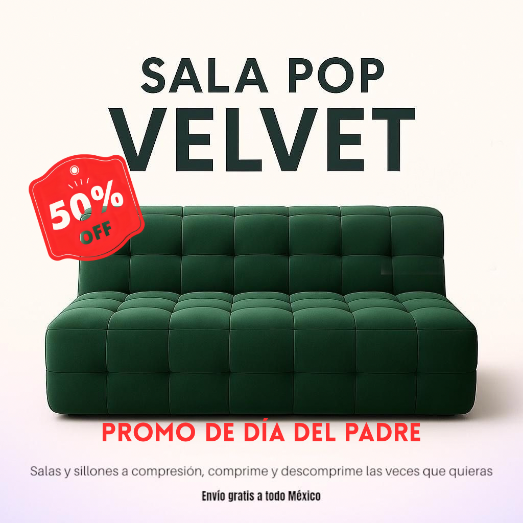 Sofá velvet Pop