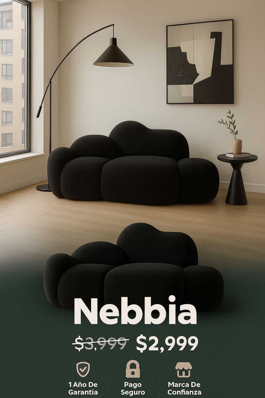 Sofá nebbia®️