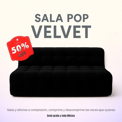 Sofá velvet Pop