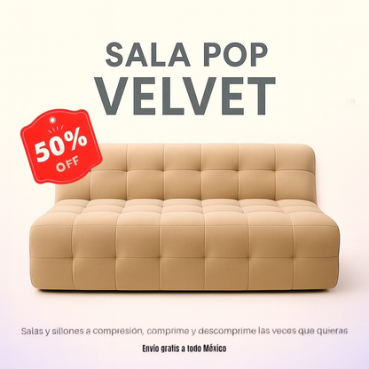 Sofá velvet Pop