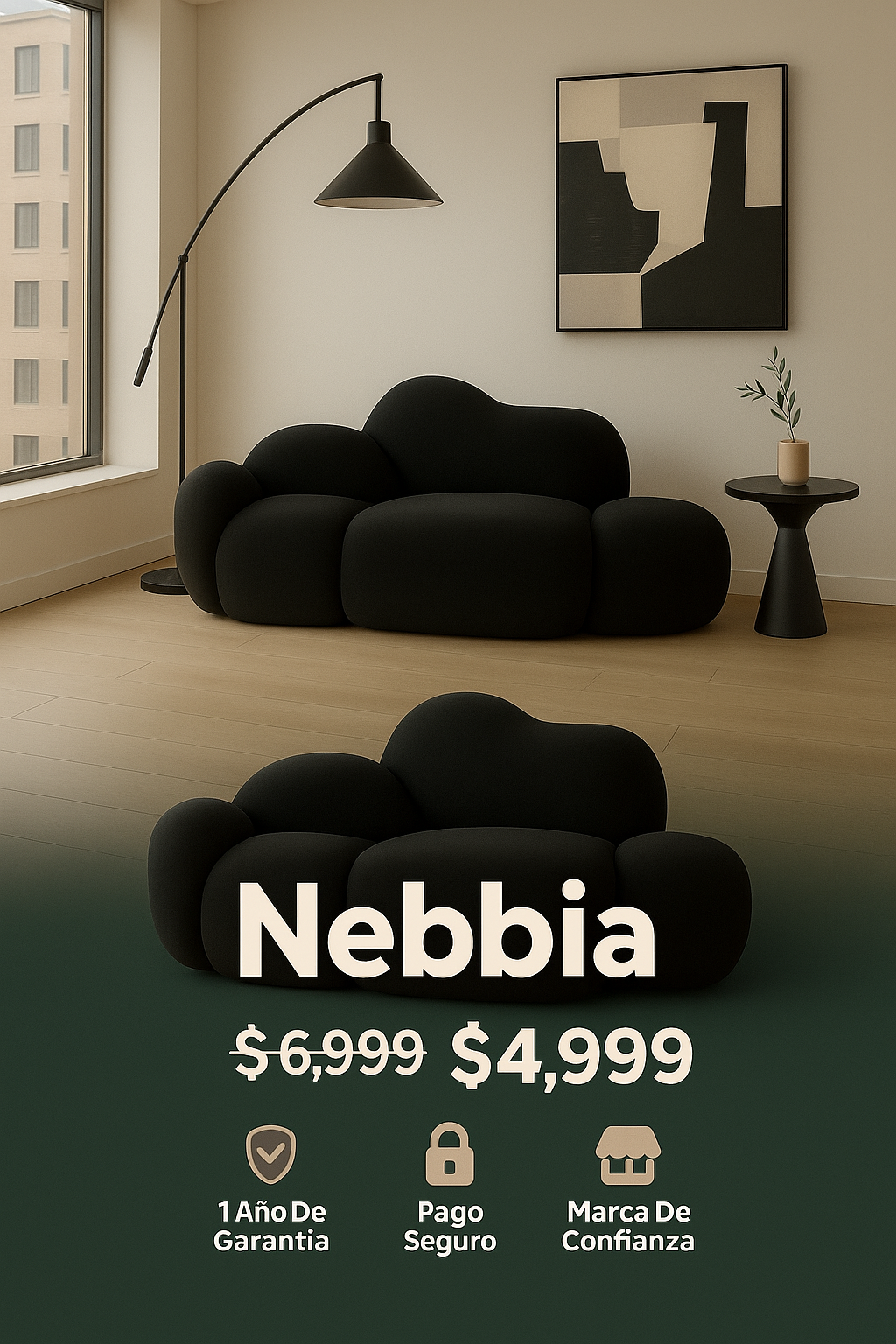 Sofá nebbia®️